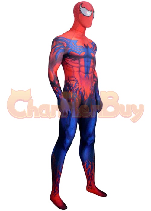 Venom Symbitote Spiderman Costume Cosplay Bodysuit Ver. 4 for Adult Kid