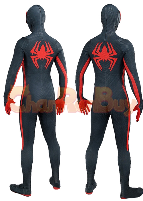 Spider-Man: Across the Spider-Verse Miles Morales Costume Cosplay Bodysuit for Adult Kid