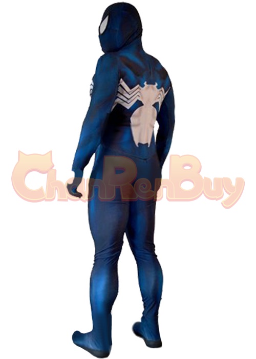 Venom Spider-Man Costume Cosplay Bodysuit Blue Ver for Adult Kid
