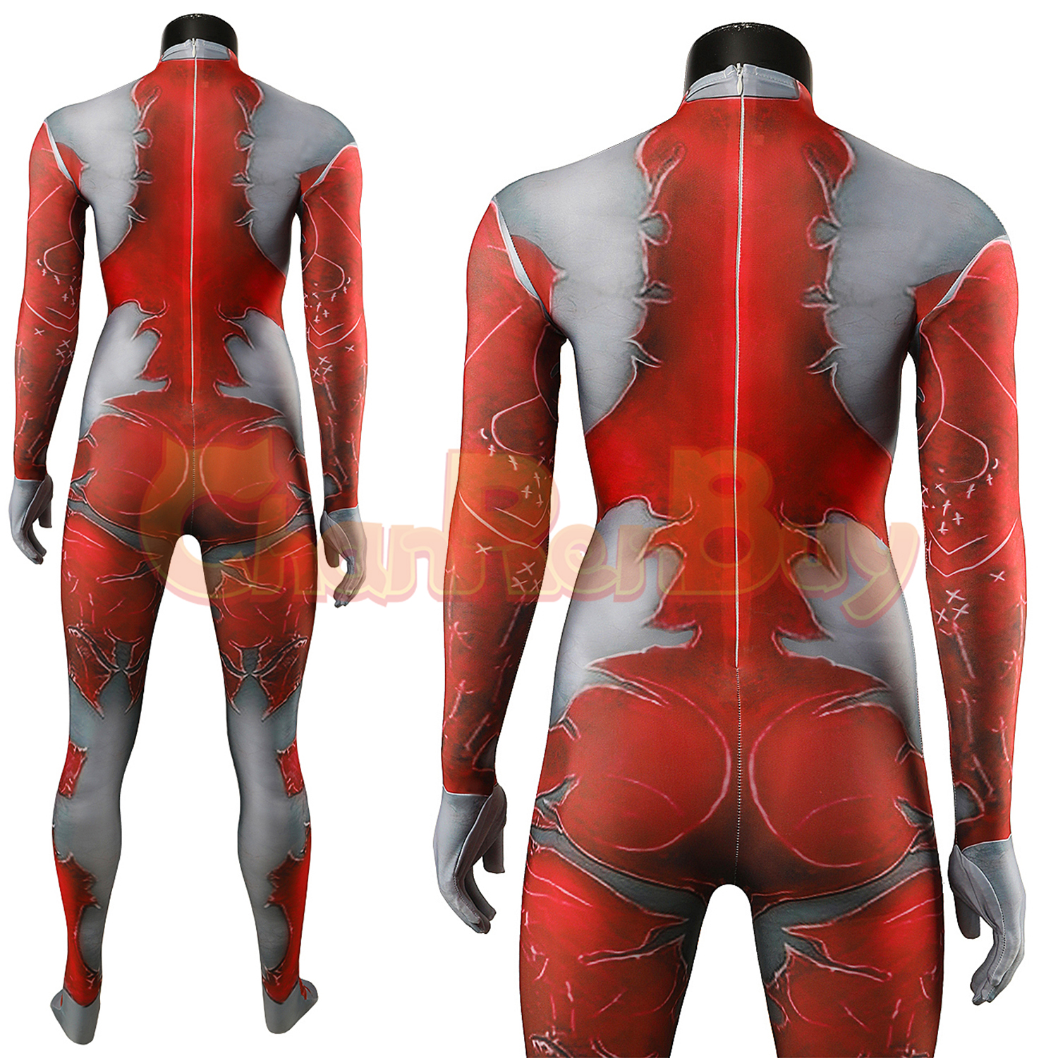 Scarlet Orin Costume Baldur's Gate 3 Bodysuit Cosplay for Adult Kids