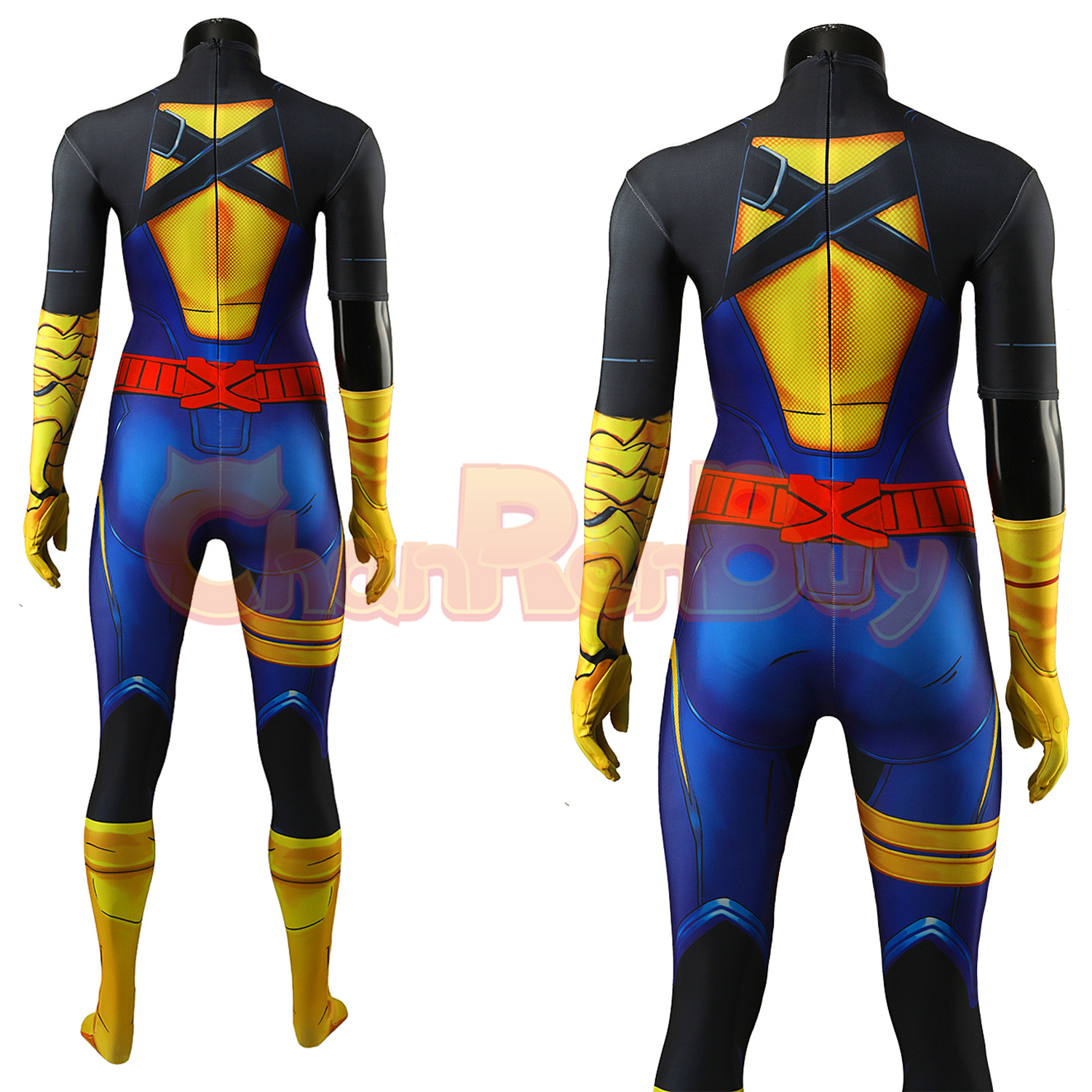 Retro X‑Uniform Magik Costume Marvel Rivals Bodysuit Cosplay for Adult Kids