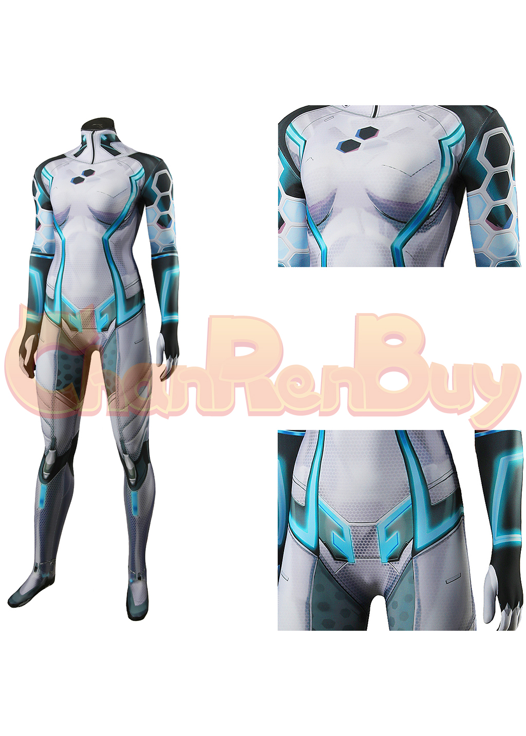 Susan Storm Future Foundation Costume Marvel Rivals Bodysuit Cosplay for Adult Kids
