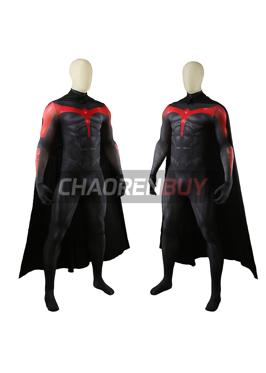 Robin Costume Cosplay Bodysuit for Adult Kids Red Ver