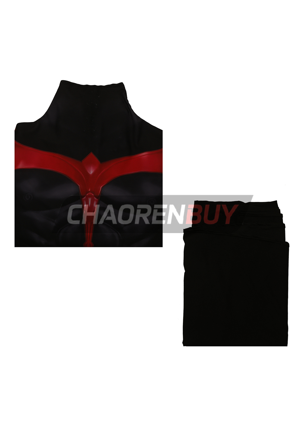 Robin Costume Cosplay Bodysuit for Adult Kids Red Ver