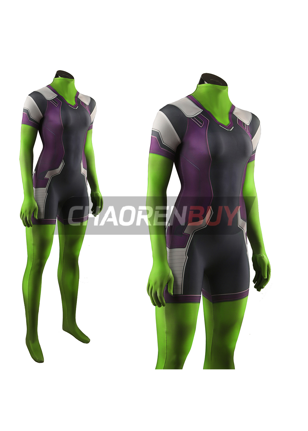 She-Hulk Costume Attorney at Law Cosplay Bodysuit for Adult Kids