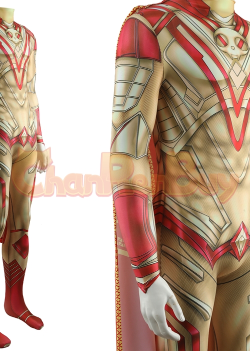 Guardians of the Galaxy Vol. 3 Adam Warlock Costume Cosplay Bodysuit for Adult Kid