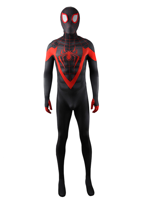 Ultimate Spider-Man Costume Cosplay Miles Morales 007 Bodysuit for Adult Kid