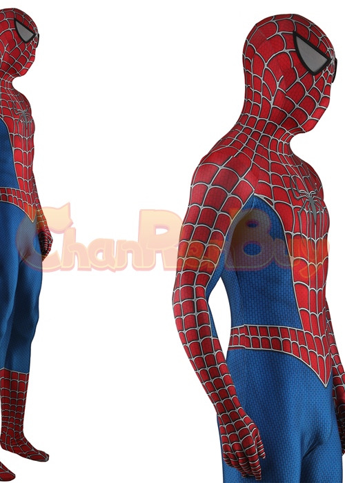 Spider-Man 2 Tobey Maguire Peter Parker Costume Cosplay Bodysuit for Adult Kid