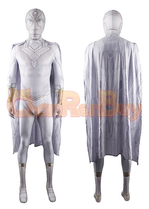 Wanda Vision Costume Cosplay The Vision Bodysuit For Adult Kid