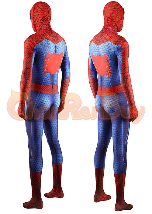 The Amazing Spider-Man 2 Spider-Man Costume Cosplay Bodysuit for Adult Kid Ver.3