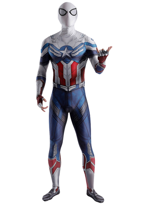 The Falcon And The Winter Soldier Cosplay Sam Wilson Bodysuit for Adult Kid