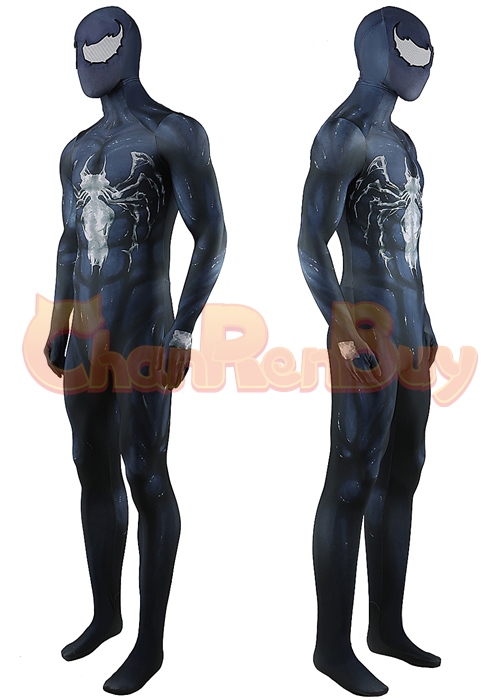 Marvel's Spider-man 2 Spider-man Venom Costume Cosplay Bodysuit for Adult Kid