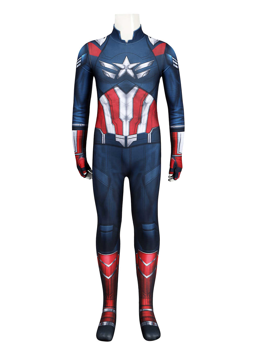 Captain America Costume Bodysuit Sam Wilson Brave New World Cosplay for Kids