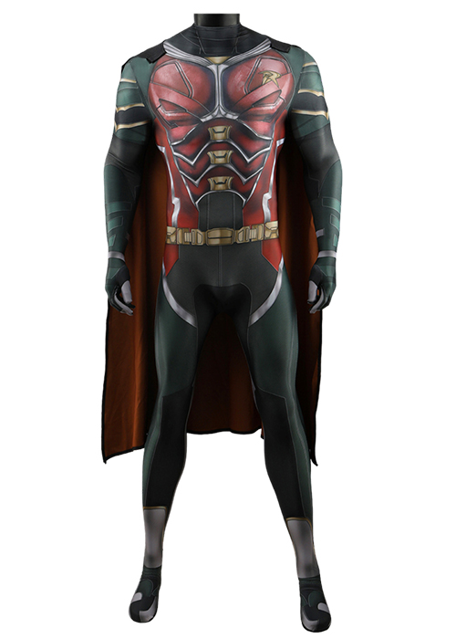 Titans Robin Costume Cosplay Bodysuit for Adult Kid