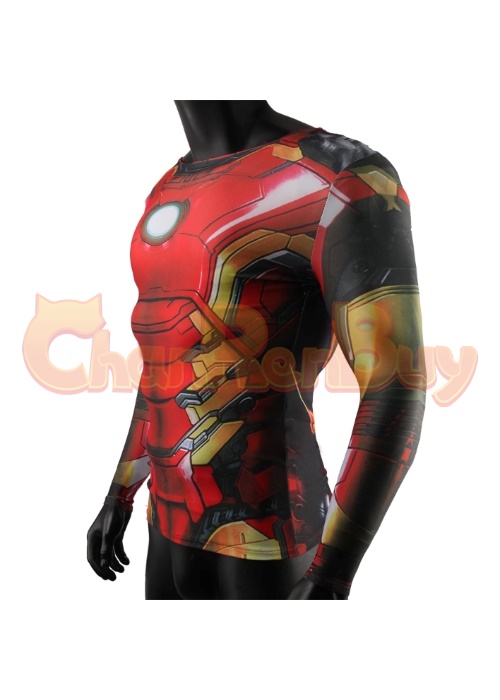 Iron Man Costume Cosplay Bodysuit for Adult Kid Ver.3