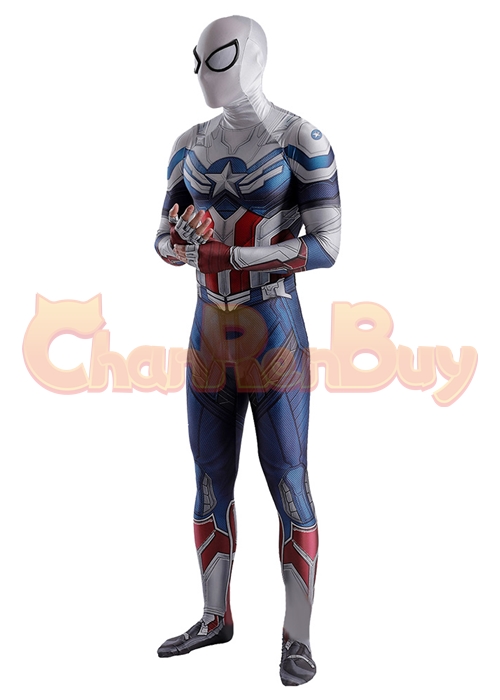 The Falcon And The Winter Soldier Cosplay Sam Wilson Bodysuit for Adult Kid