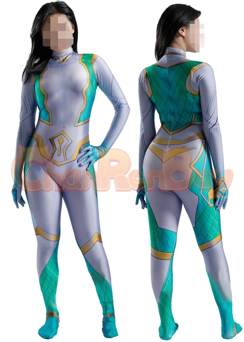 OW All-Stars Tracer Costume Cosplay Bodysuit for Adult Kid