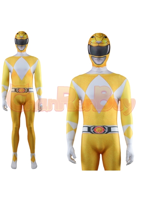 Kyoryu Sentai Zyuranger Trini Costume Cosplay Bodysuit for Adult Kid