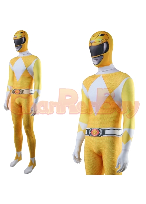 Kyoryu Sentai Zyuranger Trini Costume Cosplay Bodysuit for Adult Kid
