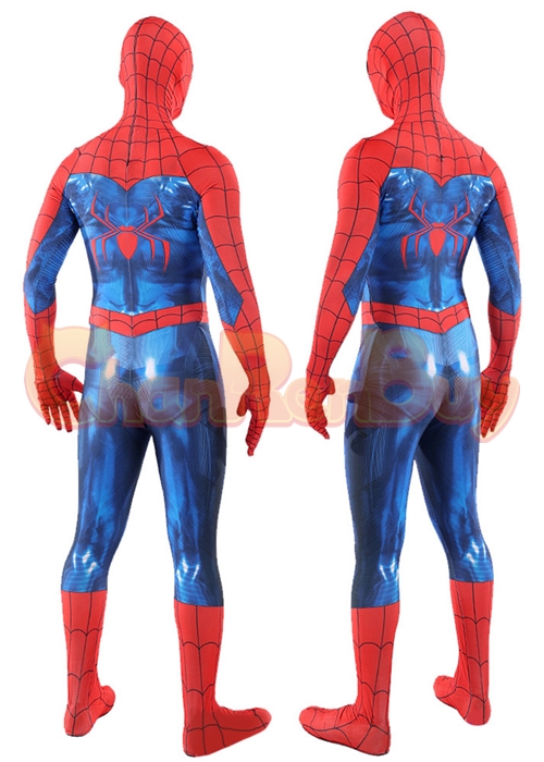 Classic Spider-Man Cosplay Peter Parker Bodysuit Ver.7 for Adult Kid