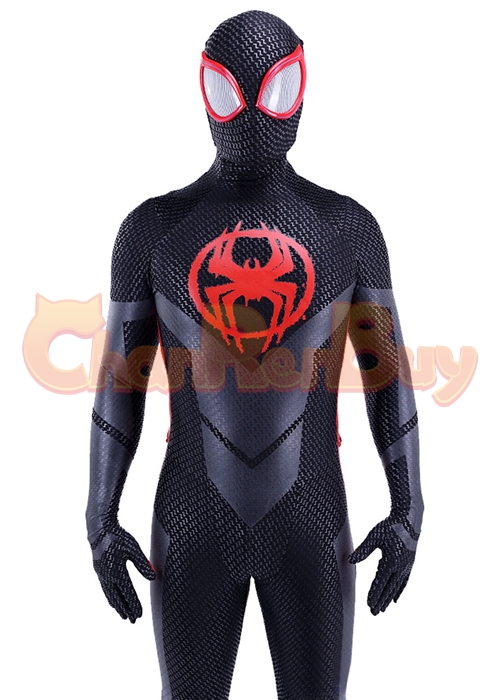 Spider-Man: Across the Spider-Verse Miles Morales Costume Cosplay Bodysuit for Adult Kid Ver.5