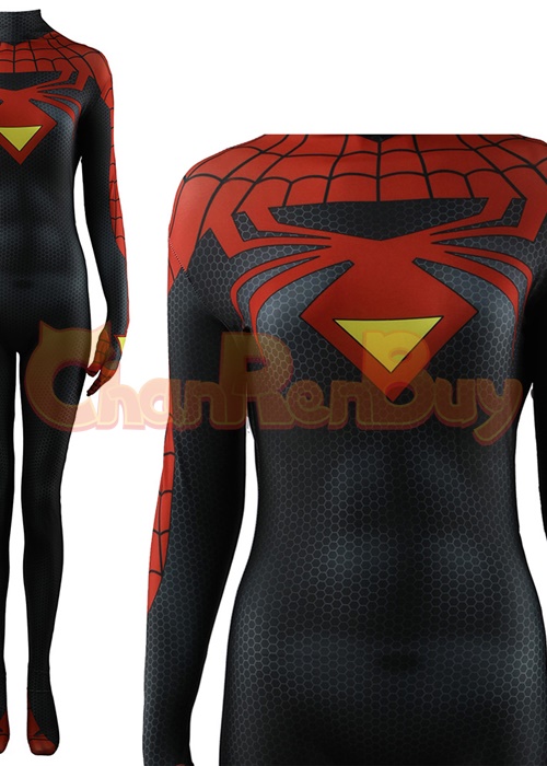 Spider-Man: Across the Spider-Verse Spider-Woman Costume Cosplay Bodysuit for Adult Kid