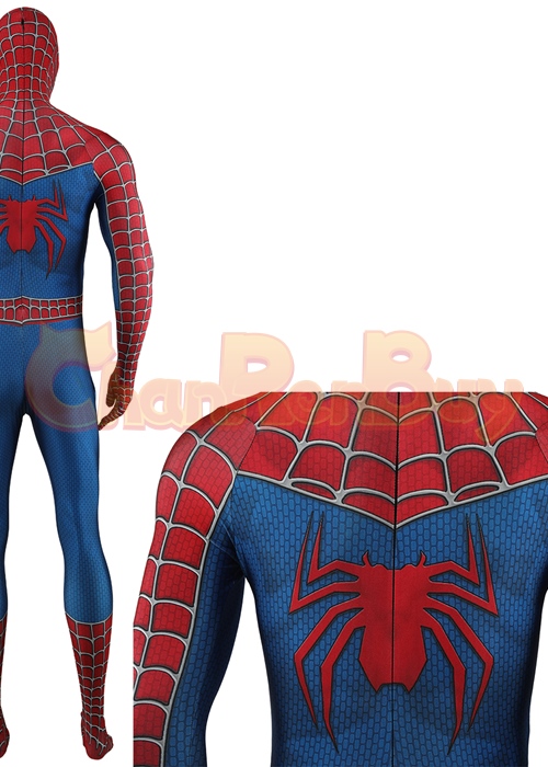 Spider-Man 2 Tobey Maguire Peter Parker Costume Cosplay Bodysuit for Adult Kid