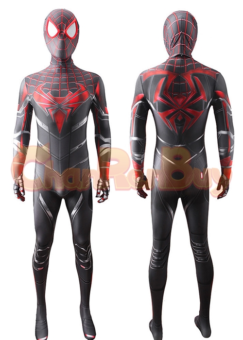 Spider-Man: Miles Morales Costume Cosplay Bodysuit Ver.5 for Adult Kid