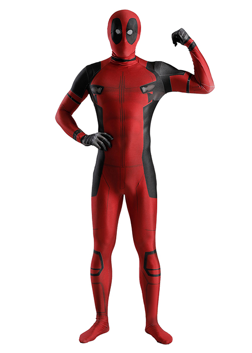 Deadpool Costume Cosplay Bodysuit for Adult Kid with Mask