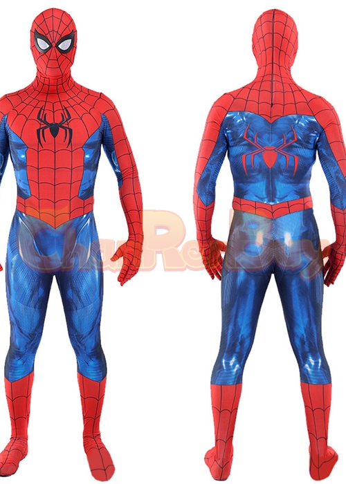 Classic Spider-Man Cosplay Peter Parker Bodysuit Ver.7 for Adult Kid