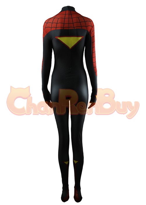 Spider-Man: Across the Spider-Verse Spider-Woman Costume Cosplay Bodysuit for Adult Kid
