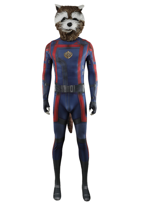 Guardians of the Galaxy Vol. 3 Rocky Costume Cosplay Bodysuit for Adult Kid