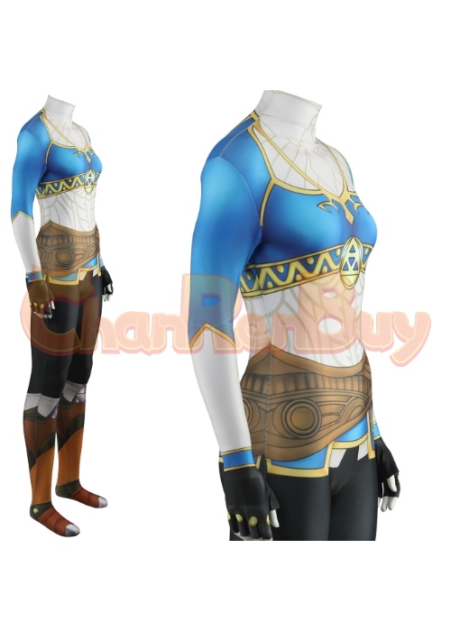 The Legend of Zelda: Tears of the Kingdom Zelda Costume Cosplay Bodysuit for Adult Kid