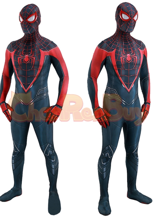 Spider-Man Cosplay Miles Morales Bodysuit Ver.6 for Adult Kid