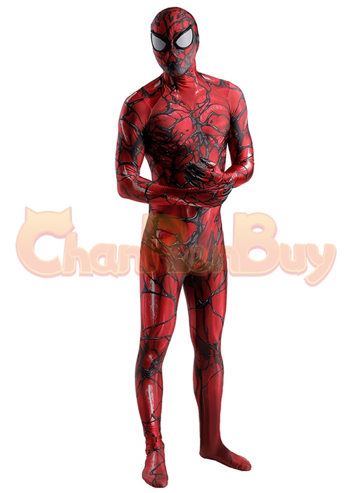 Venom 2: Let There Be Carnage Cosplay Carnage Bodysuit for Adult Kid