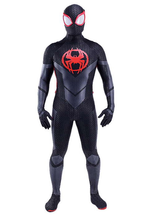 Spider-Man: Across the Spider-Verse Miles Morales Costume Cosplay Bodysuit for Adult Kid Ver.5