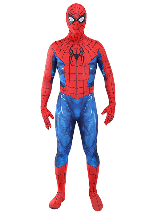 Classic Spider-Man Cosplay Peter Parker Bodysuit Ver.7 for Adult Kid