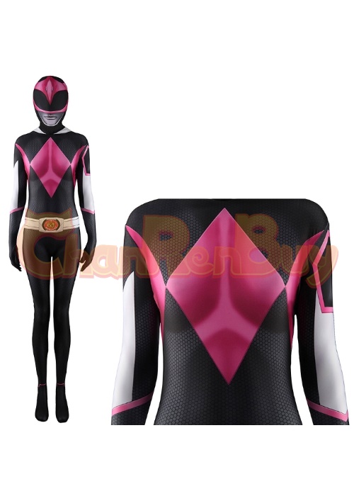 Mighty Morphin Ranger Slayer Costume Cosplay Bodysuit for Adult Kid