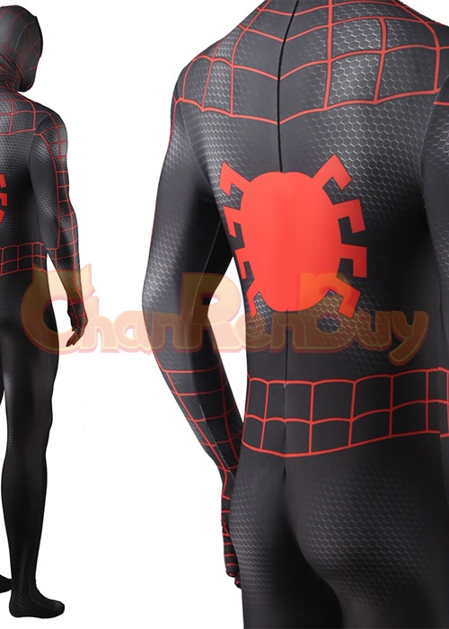 Spider-Man: Miles Morales Spider-Man Costume Cosplay Bodysuit for Adult Kid
