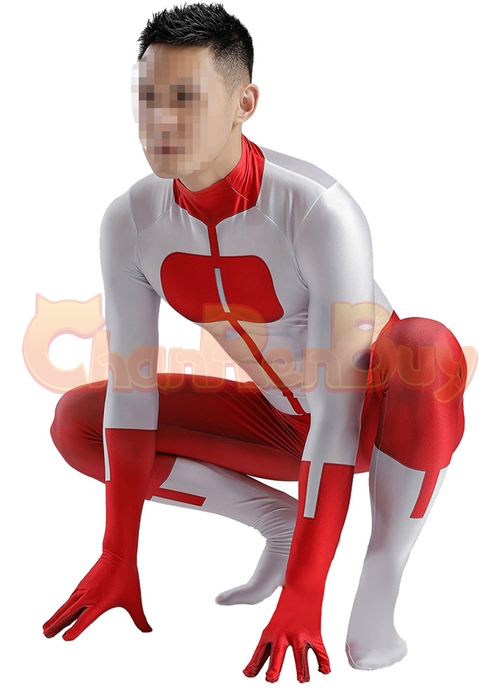 Invincible Costume Cosplay Omni-Man Nolan Grayson Bodysuit for Adult Kid