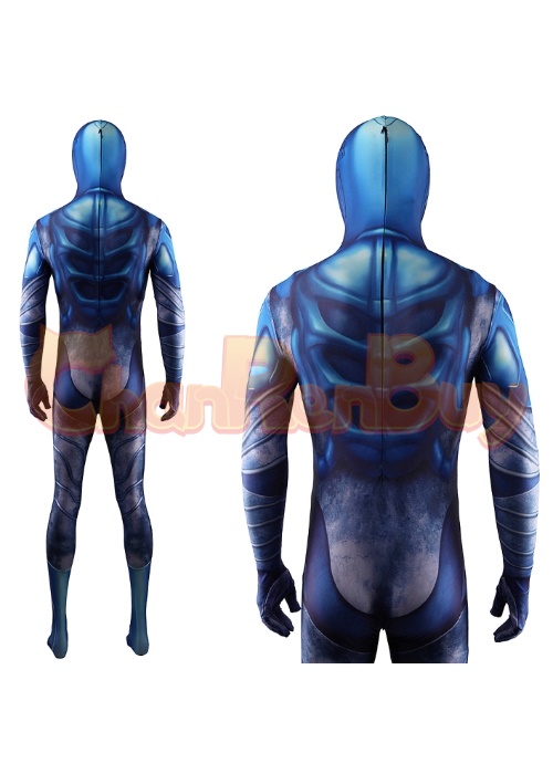 Blue Beetle Jaime Reyes Costume Cosplay Bodysuit for Adult Kid