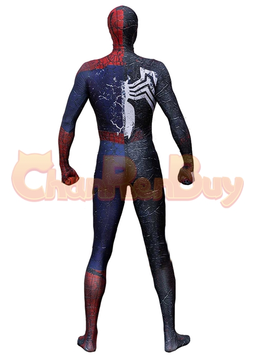 The Amazing Spider-Man 2 Costume Cosplay Venom Spider-Man Symbiot Bodysuit for Adult Kid