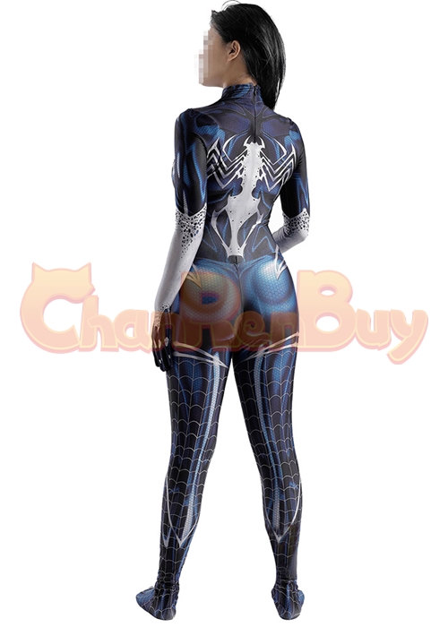 Spider-Man Venom Costume Cosplay Venom Symbioted Bodysuit for Adult Kid
