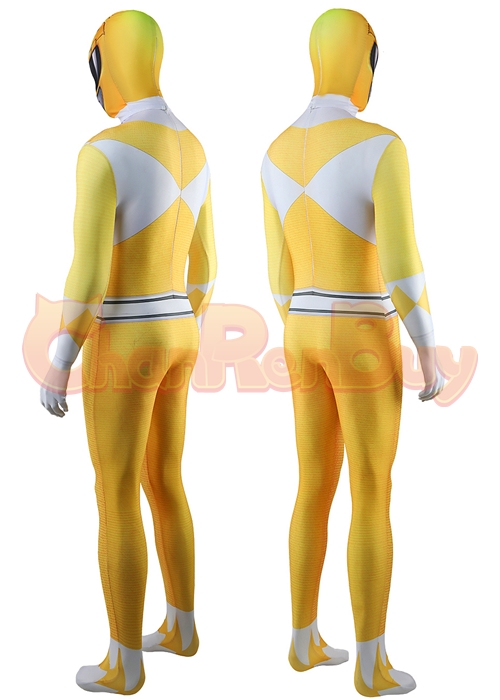 Kyoryu Sentai Zyuranger Trini Costume Cosplay Bodysuit for Adult Kid