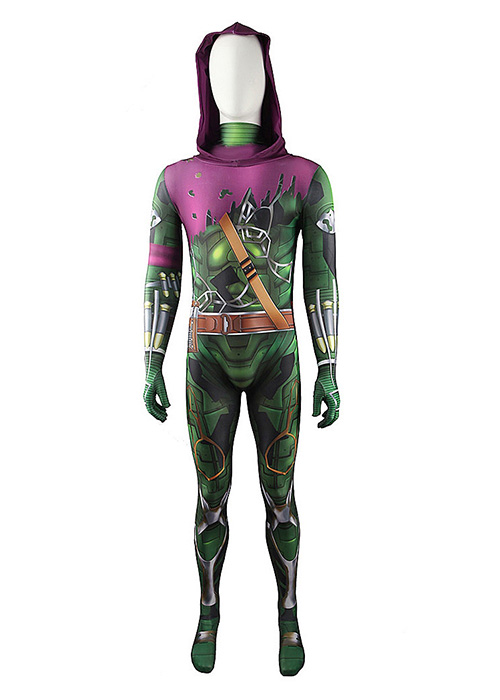 Spider-Man No Way Home Green Goblin Costume Cosplay Bodysuit for Adult Kid