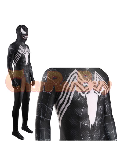 Spider-Man 3 Venom Super-Man Costume Cosplay Spider-Man Bodysuit for Adult Kid