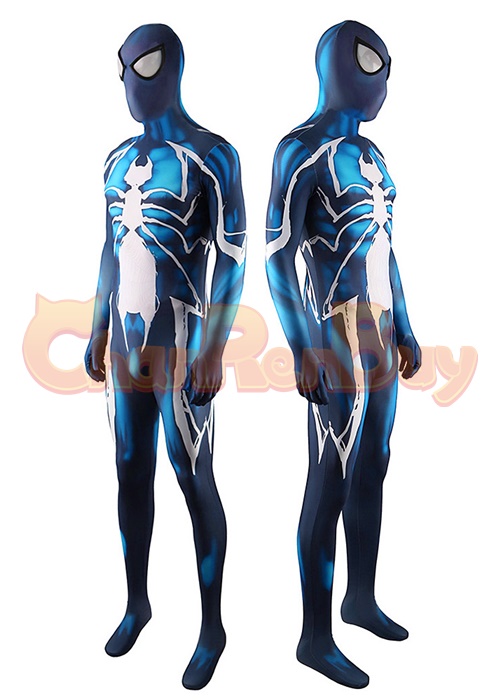 Spider-Man Venom Symbiote Spiderman Costume Cosplay Bodysuit Ver. 6 for Adult Kid