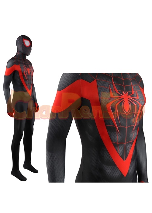 Ultimate Spider-Man Costume Cosplay Miles Morales 007 Bodysuit for Adult Kid
