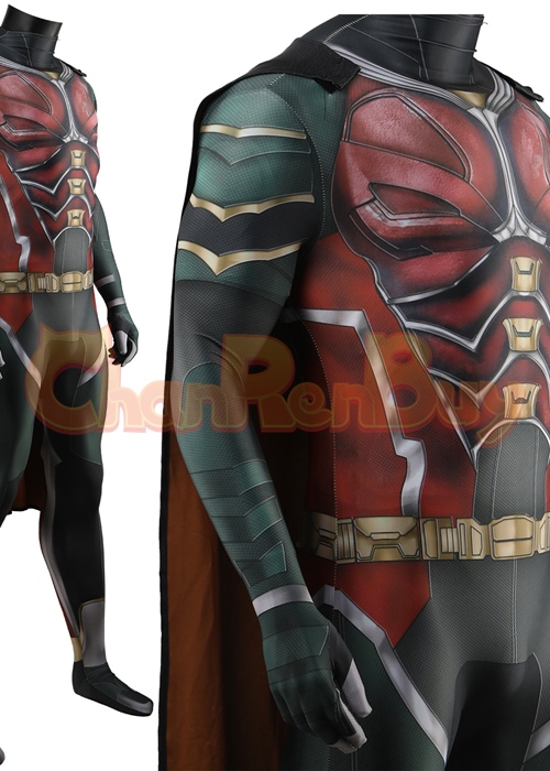 Titans Robin Costume Cosplay Bodysuit for Adult Kid