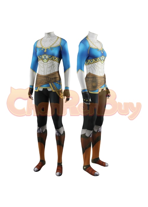 The Legend of Zelda: Tears of the Kingdom Zelda Costume Cosplay Bodysuit for Adult Kid